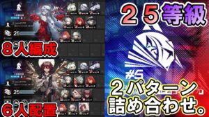 【アークナイツ】危機契約#5  25等級 2パターン詰め合わせ（6人配置・8人編成） 【8号競技場】【明日方舟・Arknights・명일방주】