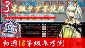 【危機契約#5 分光】《恒常･8号競技場》3等級タグ不使用　18等級勲章加工例【アークナイツ/Arknights/명일방주】