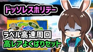 【アークナイツ】ドッソレスホリデー DH-7,DH-8,DH-9 ラベル高速周回よくばりセット！高レア少人数+初期ラベル【Arknights/明日方舟】