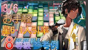 危機契約#6 【8号競技場】　地雷契約に要注意　3/6　デイリー８等級例　 【アークナイツ/Arknights/명일방주】