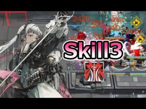 【アークナイツ大陸版】アイリーニ Skill3使用例（Irene Skill3）