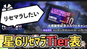 【狂人号リセマラ解説】無料ガチャでリセマラチャンス！新規向け狂人号限定スカウト星6Tier表 ボイロ解説  アークナイツ/Arknights