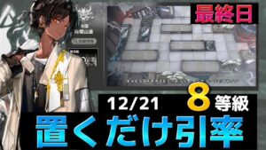尚蜀山道 簡単置くだけ8等級  12/21最終日【危機契約#9淵黙】【アークナイツ/Arknights/명일방주】