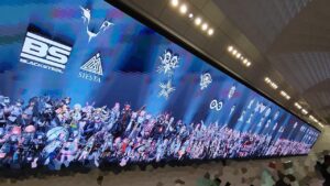 【アークナイツ】大阪メトロ梅田駅のデジタルサイネージ広告(2023/1/21)