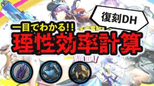 【理性効率】ドッソレス復刻！！史上最強の超高速素材周回！？ 復刻ドッソレスホリデー 理性効率計算 ボイロ解説  アークナイツ/Arknights