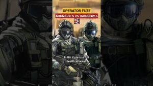 Fuze in Arknights vs in R6S #arknights #アークナイツ