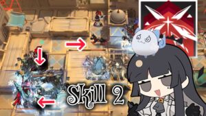 ［アークナイツ］ヴィルトゥオーサskill2 リィン姉と相性抜群！実質攻撃範囲全体！離れても壊死損傷😎
